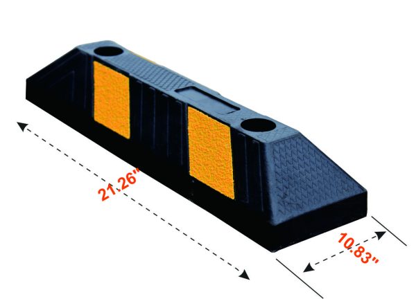 22Inch Parking Curb with Install Kits Product dimensions.