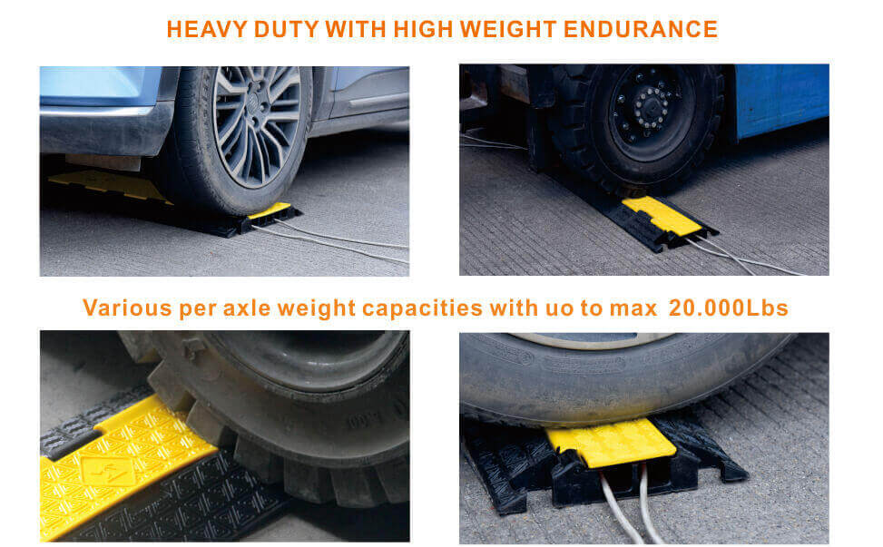 HEAVY DUTY WITH HIGH WEIGHT ENDURANCE Various per axle weight capacities with uo to max 20000Lbs