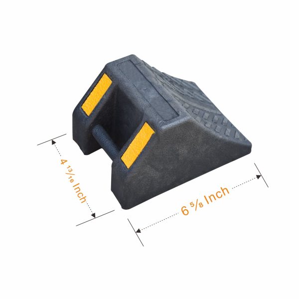 Heavy Duty Wheel Chock Product dimensions.